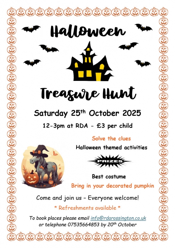 Halloween Treasure Hunt 25th October