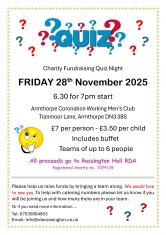 Charity Fundraising Quiz Night